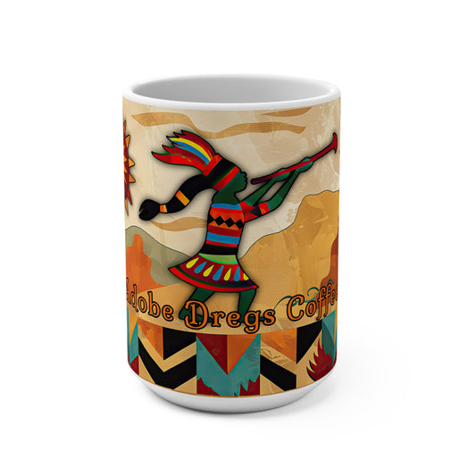 "Windsong" Southwestern Style Coffee Mug - 15oz - Adobe Dregs Design